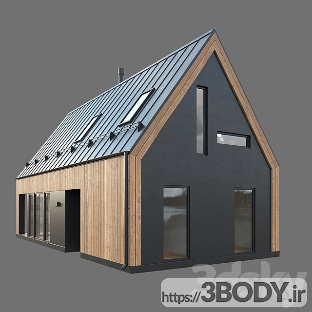 مدل سه بعدی خانه ی  انباری عکس 6
