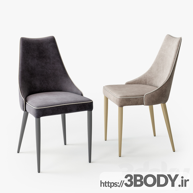 مدل سه بعدی صندلی راحتی عکس 1