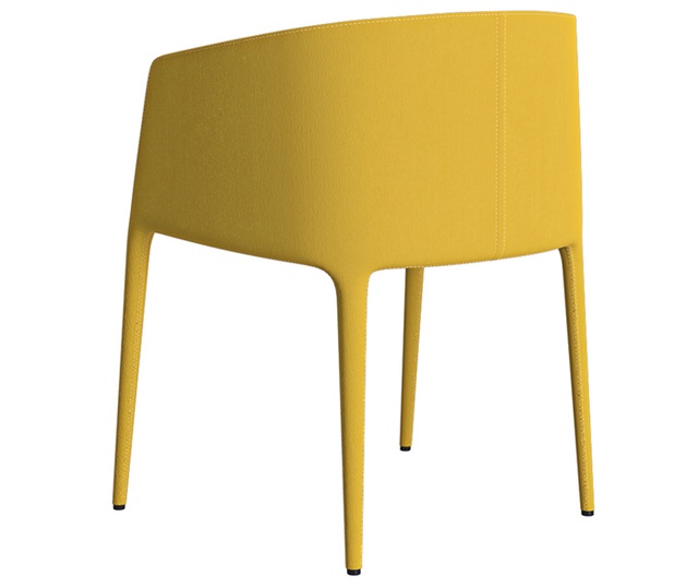 آبجکت سه بعدی صندلی راحتی و میز سنگی عکس 3