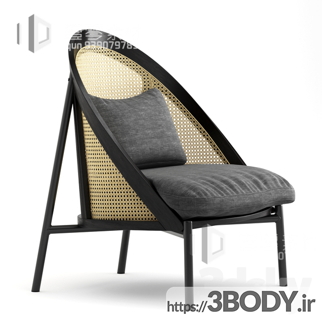 آبجکت سه بعدی  صندلی ویلایی عکس 1