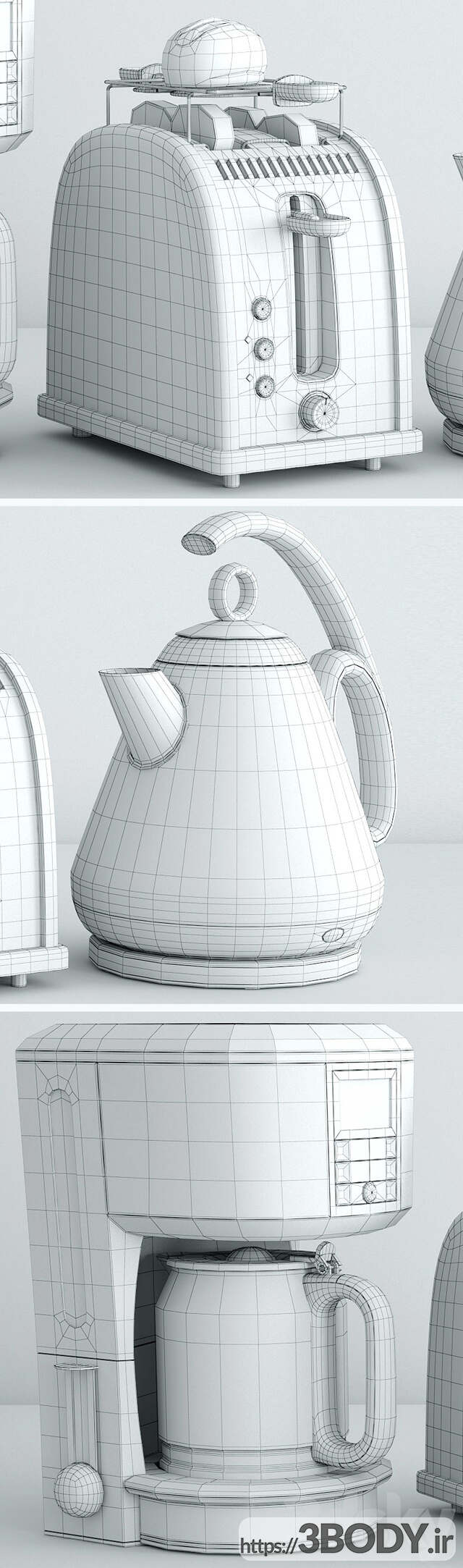 مدل سه بعدی ست آشپزخانه راسل هابز عکس 3