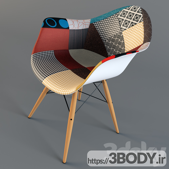 مدل سه بعدی  صندلی عکس 2
