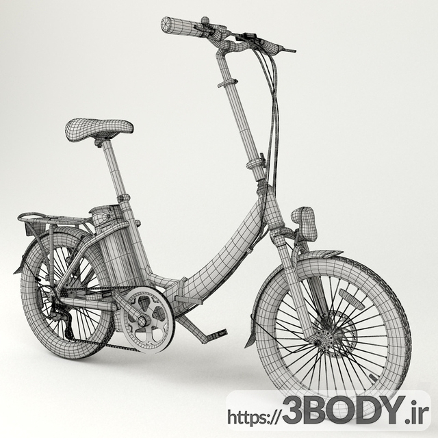 آبجکت سه بعدی  دوچرخه الکترونیکی (e-bike TUCANO BASIC RENAN) عکس 1