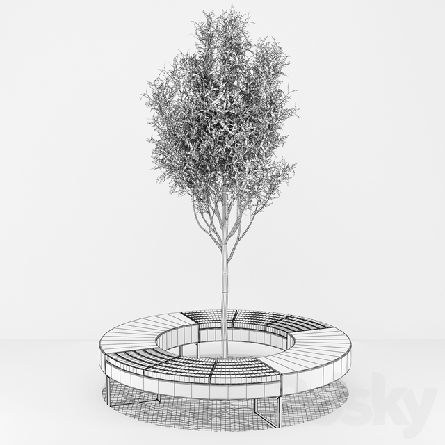 آبجکت سه بعدی درخت و درختچه عکس 1