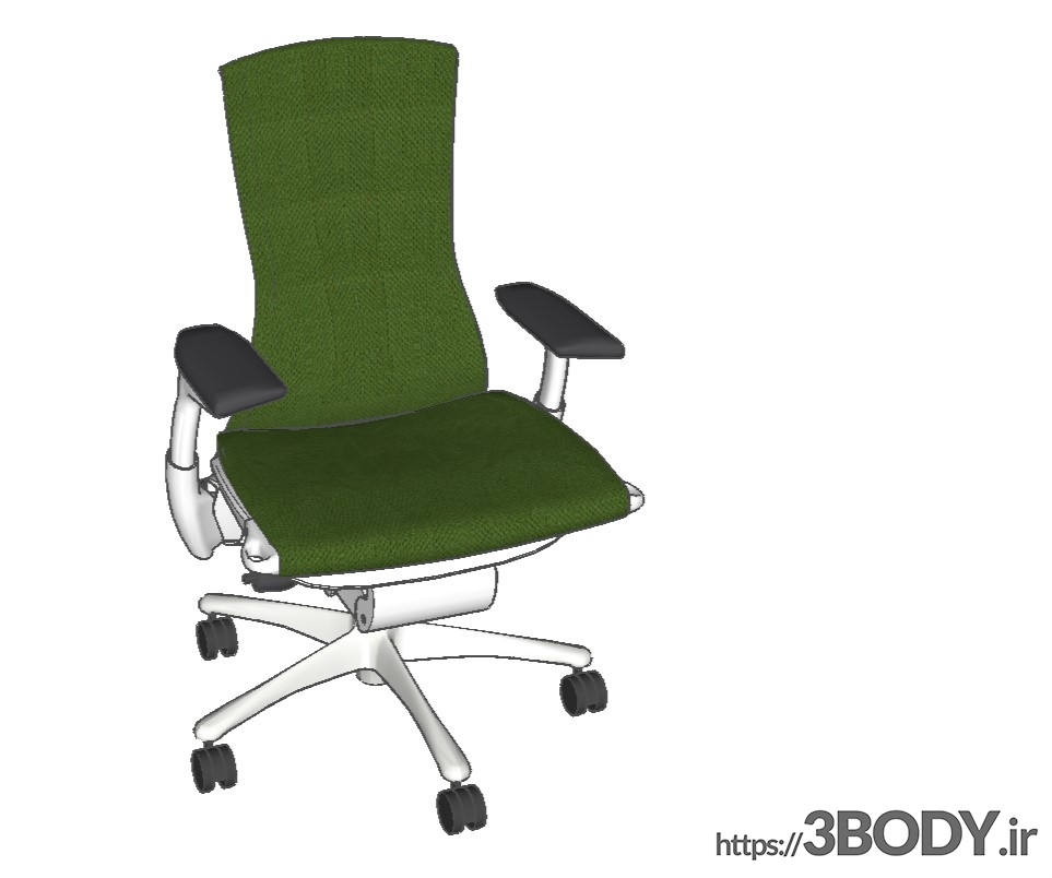 مدل سه بعدی اسکچاپ - صندلی چرخدار عکس 1