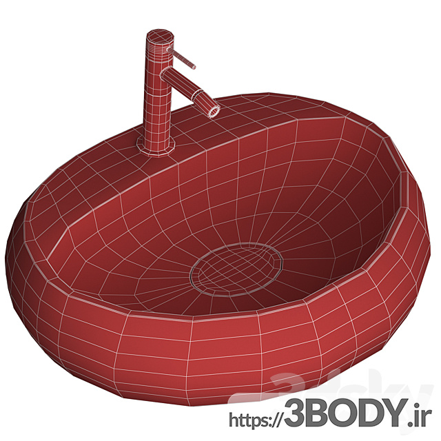 آبجکت سه بعدی سینک روشویی عکس 5