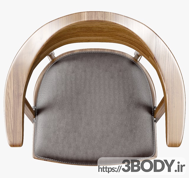 آبجکت سه بعدی صندلی راحتی عکس 4