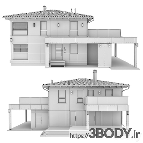مدل سه بعدی خانه آلمانی عکس 2