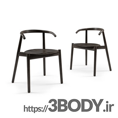 آبجکت سه بعدی اسکچاپ - صندلی چهار پایه عکس 1