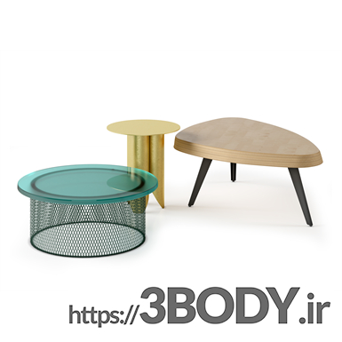 آبجکت سه بعدی اسکچاپ -میز و صندلی چهار پایه عکس 1
