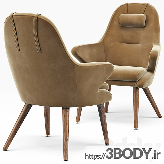 مدل سه بعدی   صندلی راحتی عکس 2