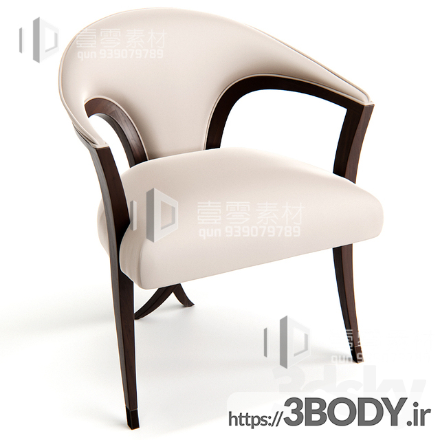 آبجکت سه بعدی  صندلی عکس 1