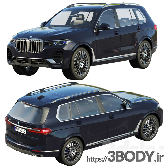مدل سه بعدی ماشین BMW-X7 عکس 2