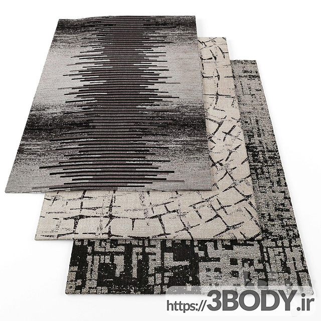 مدل سه بعدی انواع فرش ها عکس 1