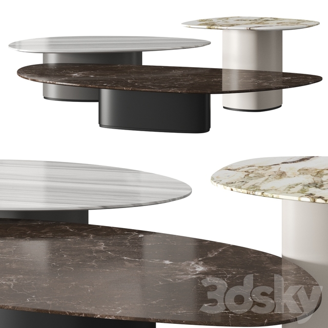 آبجکت سه بعدی میز های قهوه عکس 1