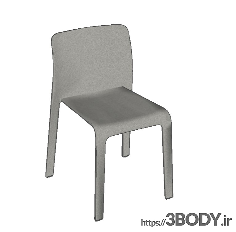 آبجکت سه بعدی اسکچاپ - صندلی عکس 1
