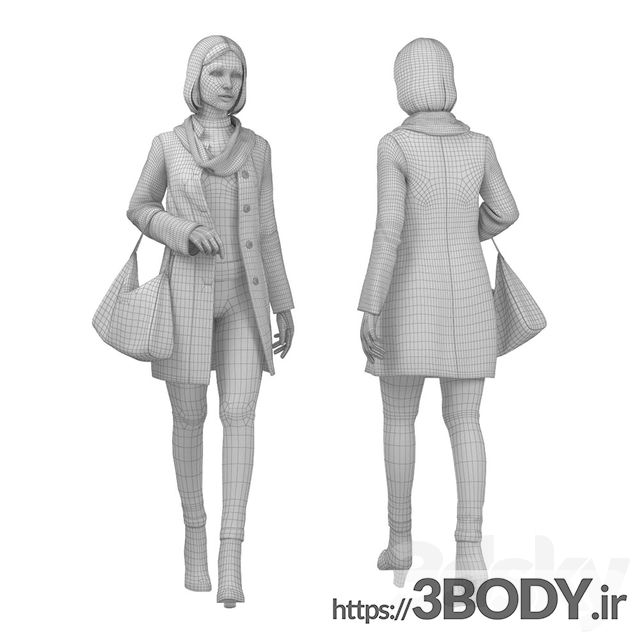 مدل سه بعدی انسان عکس 2