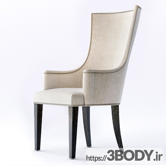 مدل سه بعدی صندلی و میز اداری عکس 2