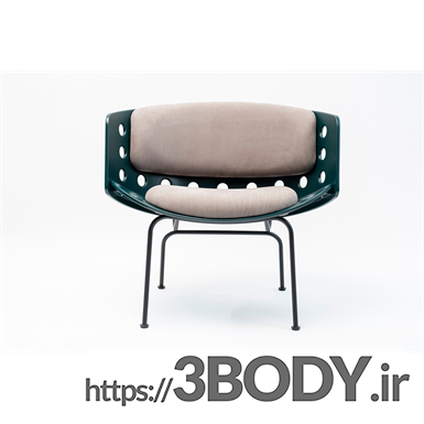 آبجکت سه بعدی اسکچاپ - صندلی مبلمان عکس 2