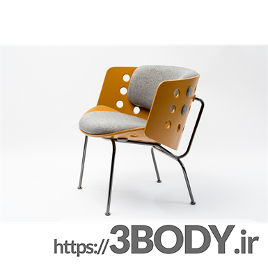 آبجکت سه بعدی اسکچاپ - صندلی مبلمان عکس 3