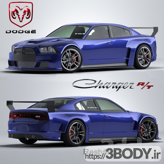 مدل سه بعدی ماشین دوج چارجر (Dodge-Charger) عکس 3