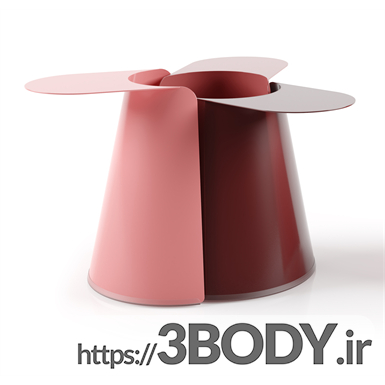 مدل سه بعدی اسکچاپ - میز مبلمان - میز پتال عکس 1