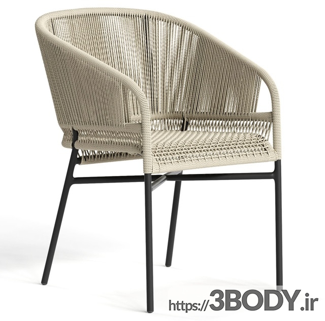 مدل سه بعدی   ست میز و صندلی عکس 2