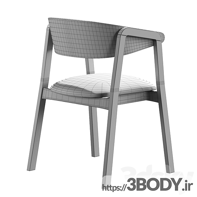 آبجکت سه بعدی صندلی راحتی عکس 4