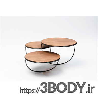 مدل سه بعدی اسکچاپ - میز سه تایی عکس 5
