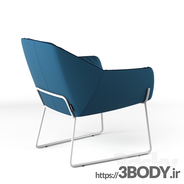 آبجکت سه بعدی  صندلی راحتی عکس 2