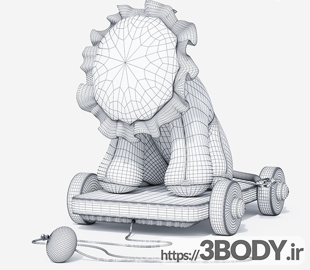 فایل ۳ بعدی  اسباب بازی کششی چمبرای کودک عکس 4
