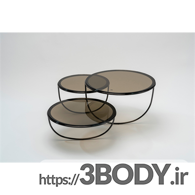 مدل سه بعدی اسکچاپ - میز سه تایی عکس 4