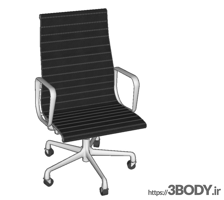 مدل سه بعدی اسکچاپ - صندلی چرخدار عکس 1