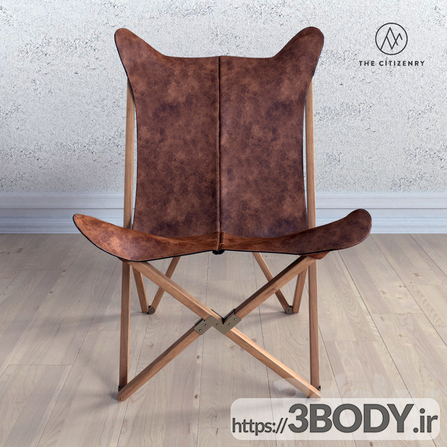 آبجکت سه بعدی صندلی راحتی عکس 2