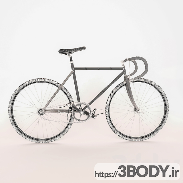 مدل سه بعدی دوچرخه عکس 3