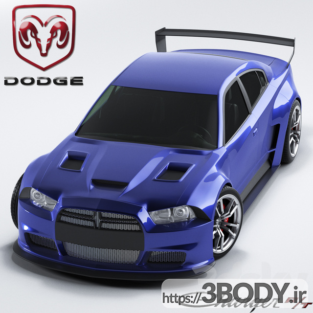 مدل سه بعدی ماشین دوج چارجر (Dodge-Charger) عکس 1