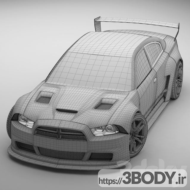 مدل سه بعدی ماشین دوج چارجر (Dodge-Charger) عکس 2