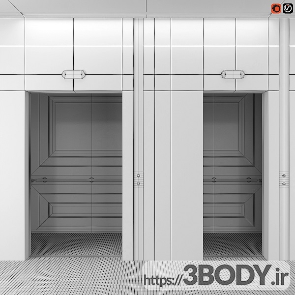 مدل سه بعدی آسانسور عکس 4