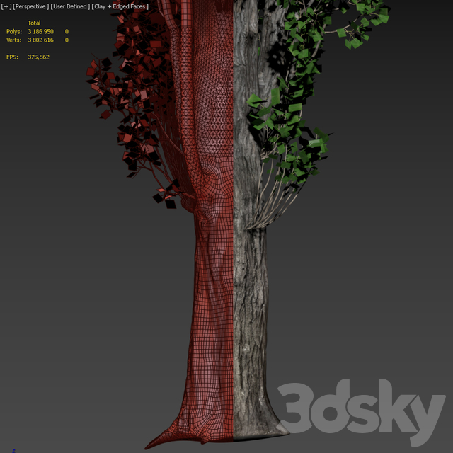 آبجکت سه بعدی درخت و درختچه عکس 5