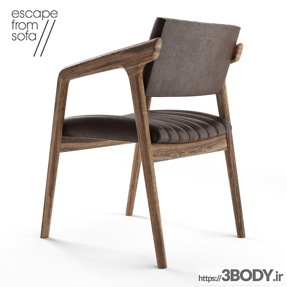 مدل سه بعدی  صندلی عکس 2