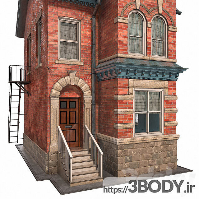 مدل سه بعدی خانه ویکتوریا عکس 4
