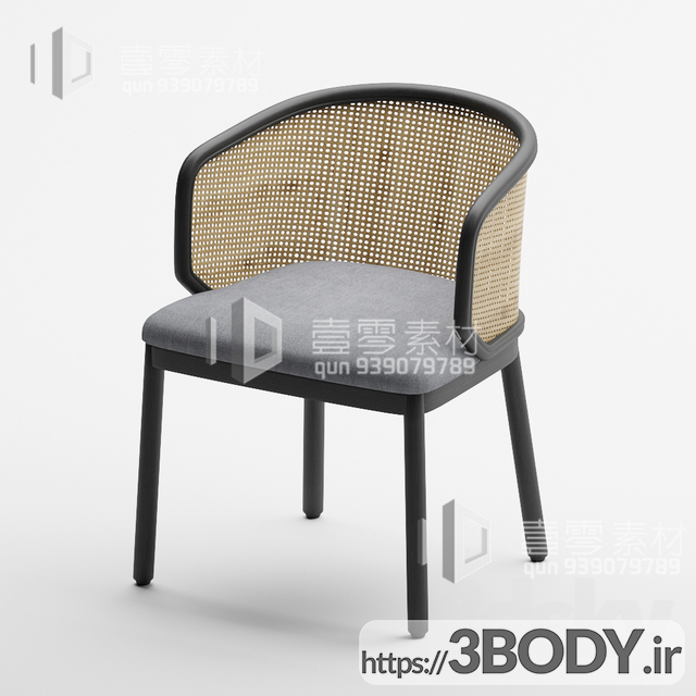 آبجکت سه بعدی  صندلی عکس 1
