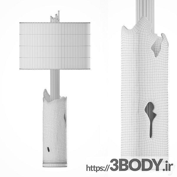 مدل سه بعدی چراغ رومیزی عکس 4