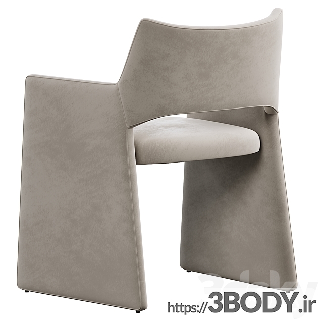 مدل سه بعدی صندلی راحتی عکس 4