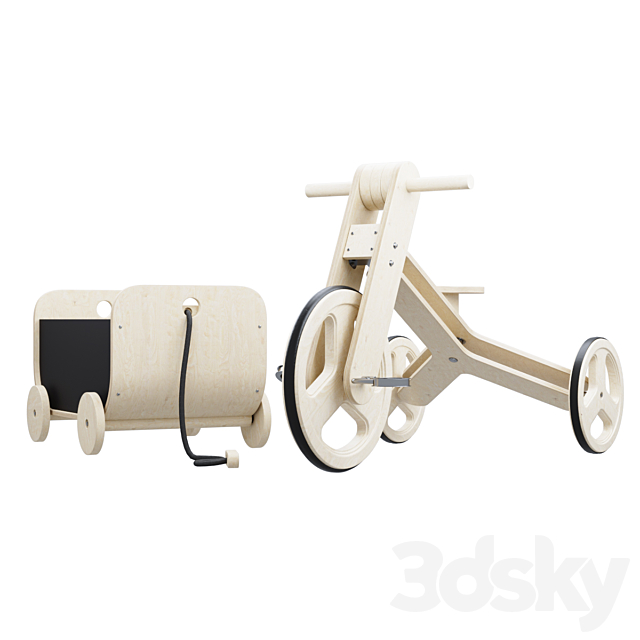 مدل سه بعدی دوچرخه کودک عکس 4