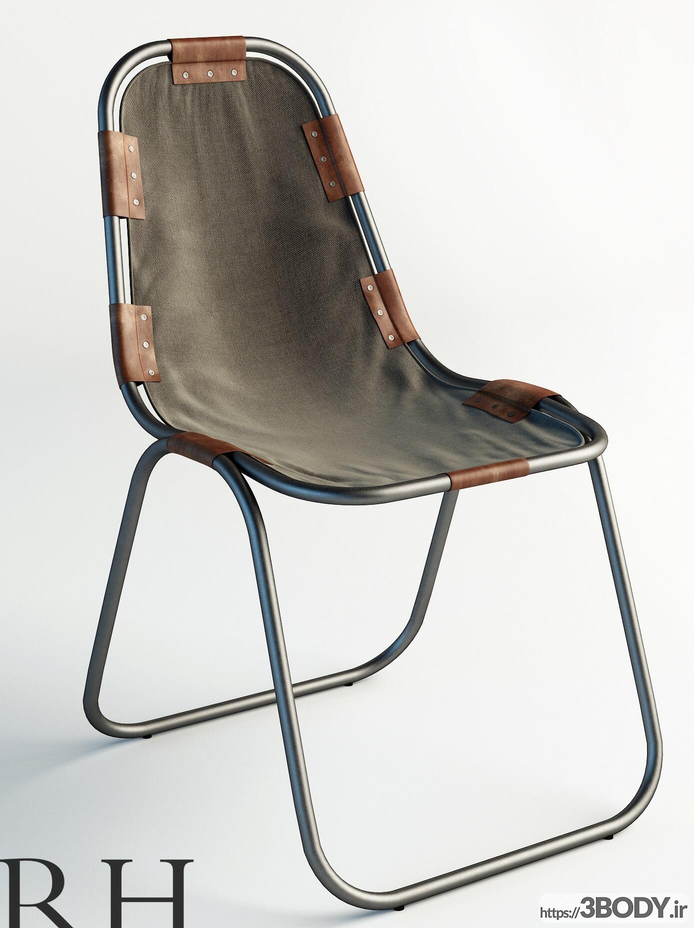 آبجکت سه بعدی  صندلی صحرایی عکس 1