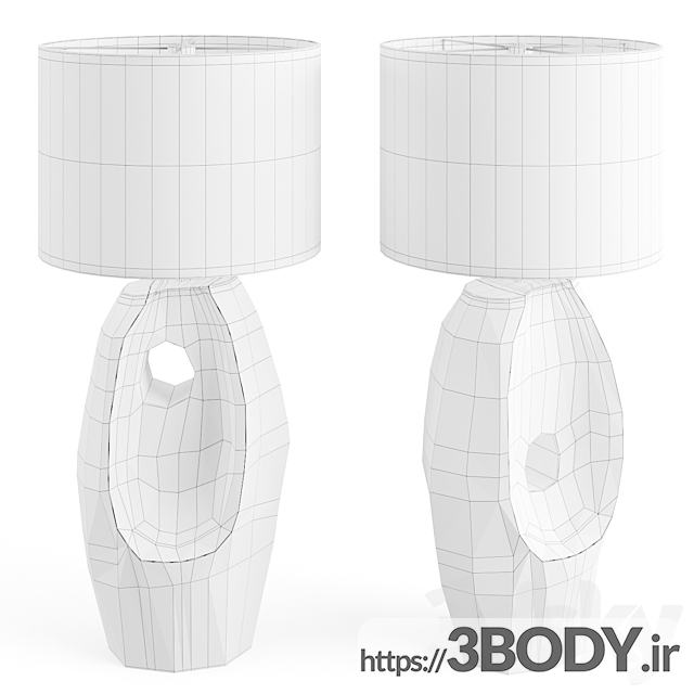 مدل سه بعدی چراغ رومیزی عکس 2