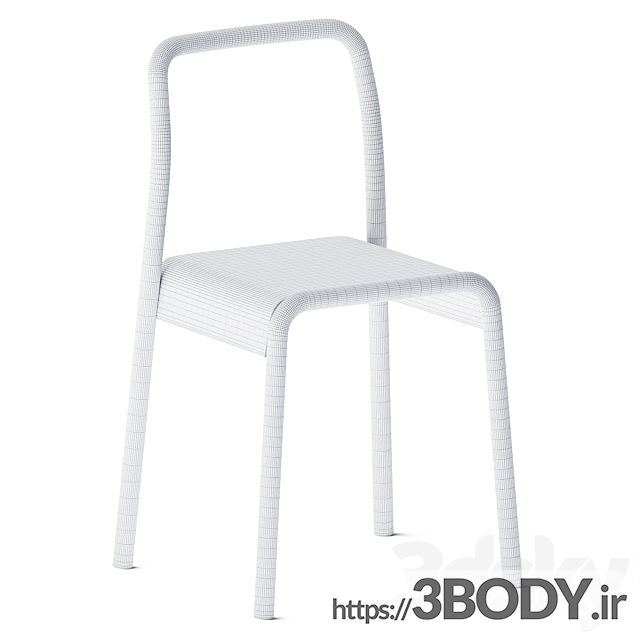 آبجکت سه بعدی صندلی عکس 2