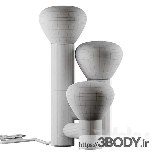 مدل سه بعدی چراغ رومیزی عکس 4