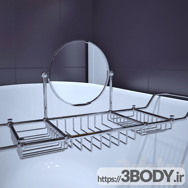 مدل سه بعدی دکوراسیون حمام عکس 3